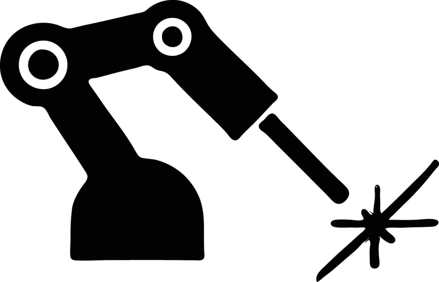 robot claw icon set vector