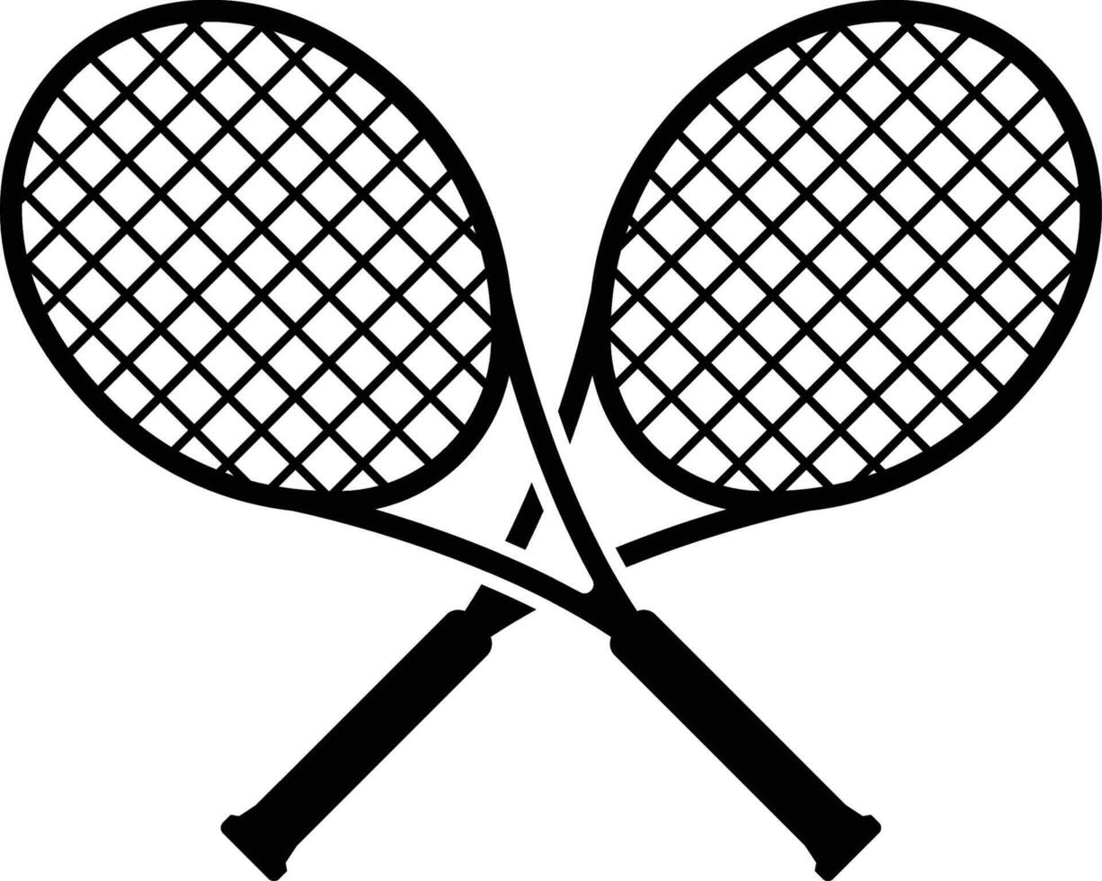 tennis racket icon vector
