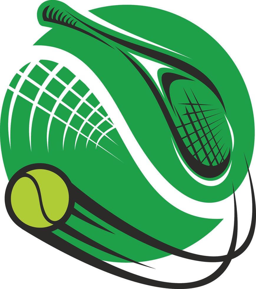tournament tennis ball symbol vector