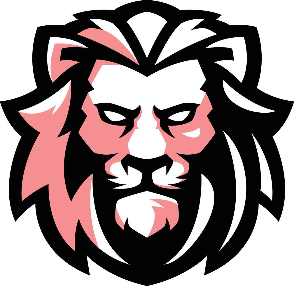 lion mascot logo templates vector