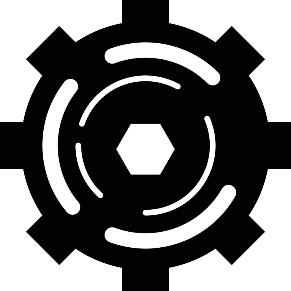modern industrial gears set vector