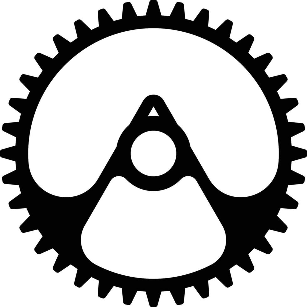 mechanical gear collection vector