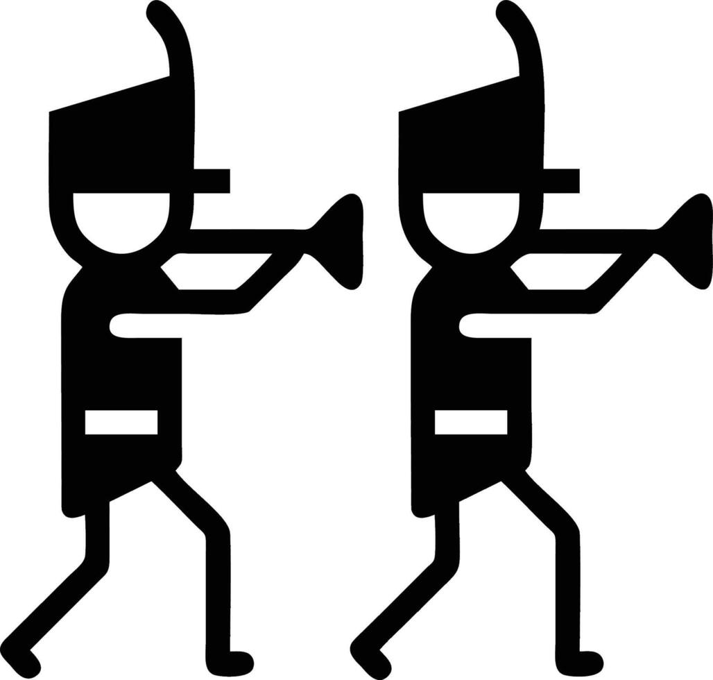 trumpet instrument icon symbol design image of musical trumpet horn design image vector