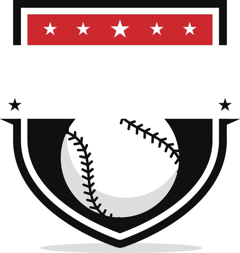 baseball logo design vector