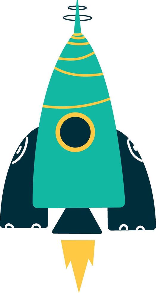 meteors and planets doodles vector