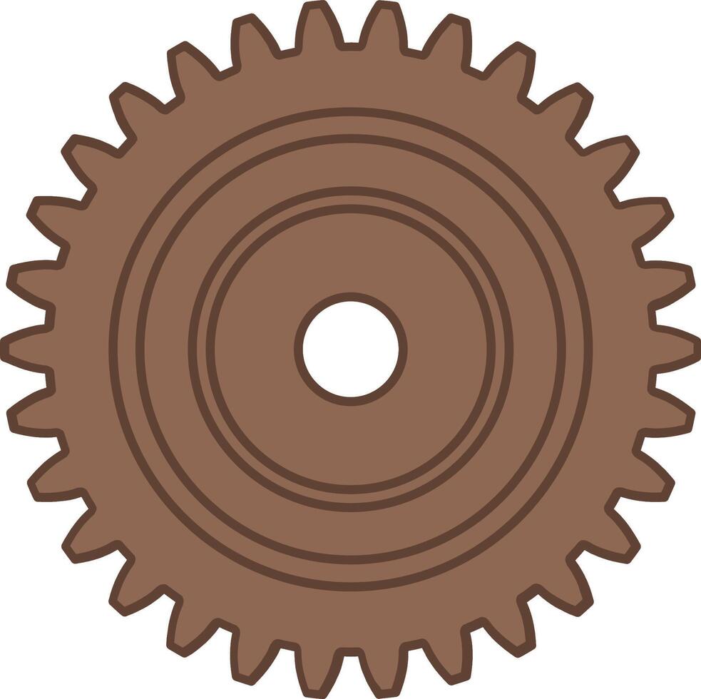 gears and wheels icons vector