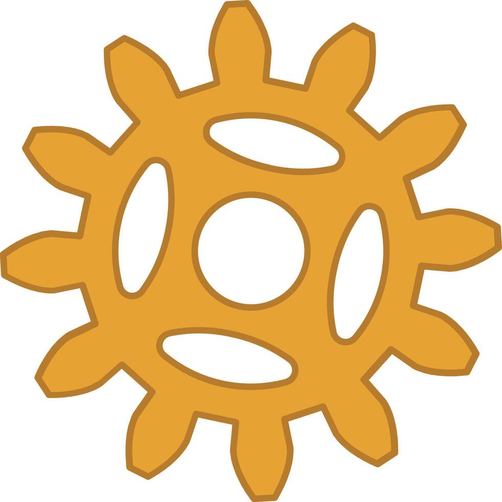 decorative gear collection vector