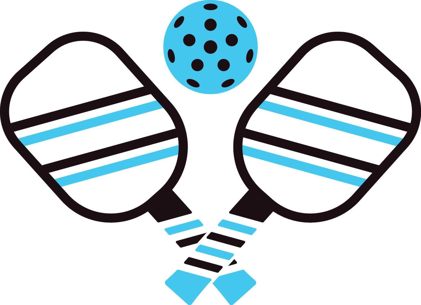 racket and ball symbol vector