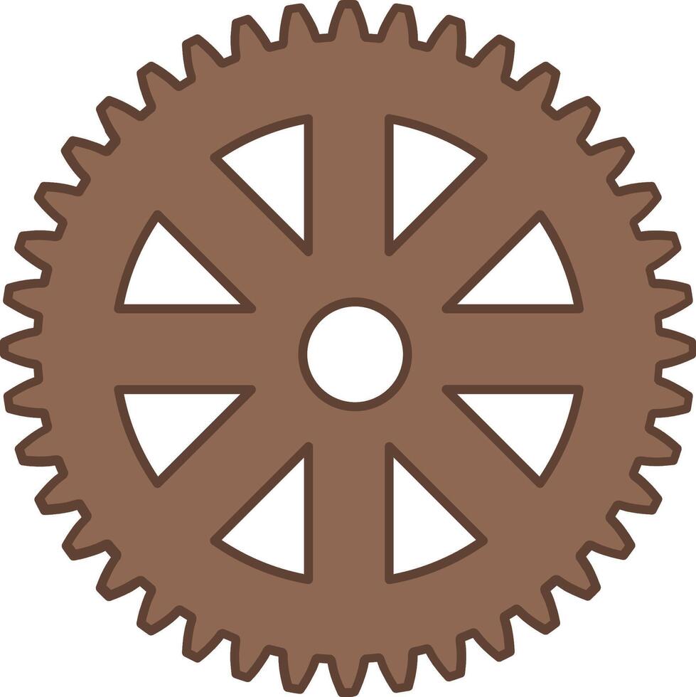 gear ornament set vector