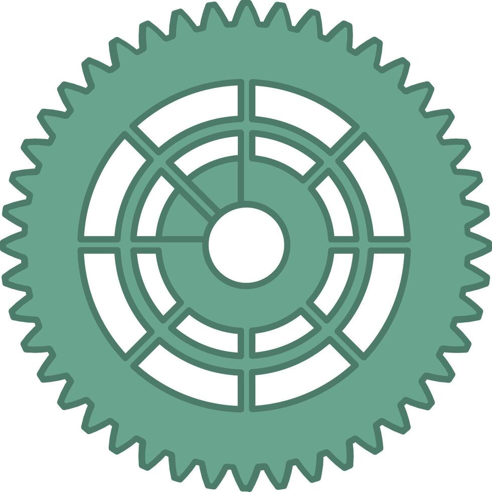 retro gear icon bundle vector