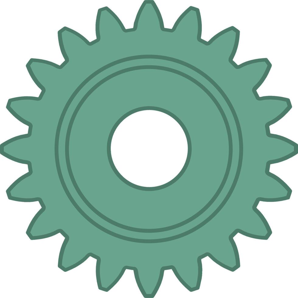 mechanical parts gear bundle vector