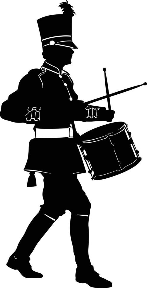 ai full body band silhouette design vector