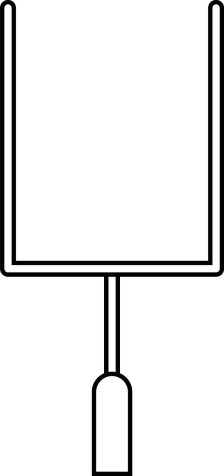 white background goalpost vector