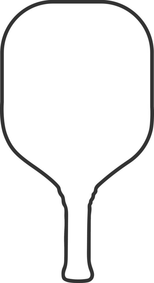 silhouette pickleball gear vector