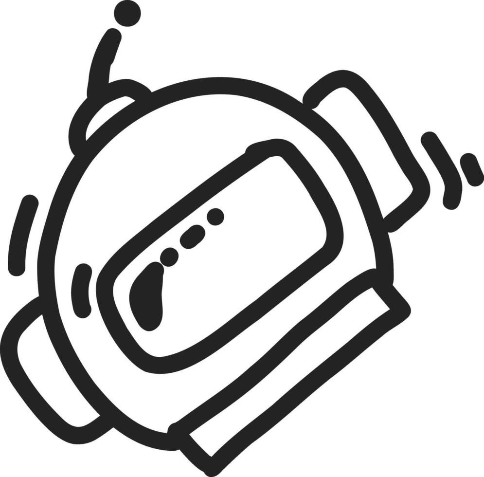 doodle drawings of cosmic scenes with planets and ufos vector