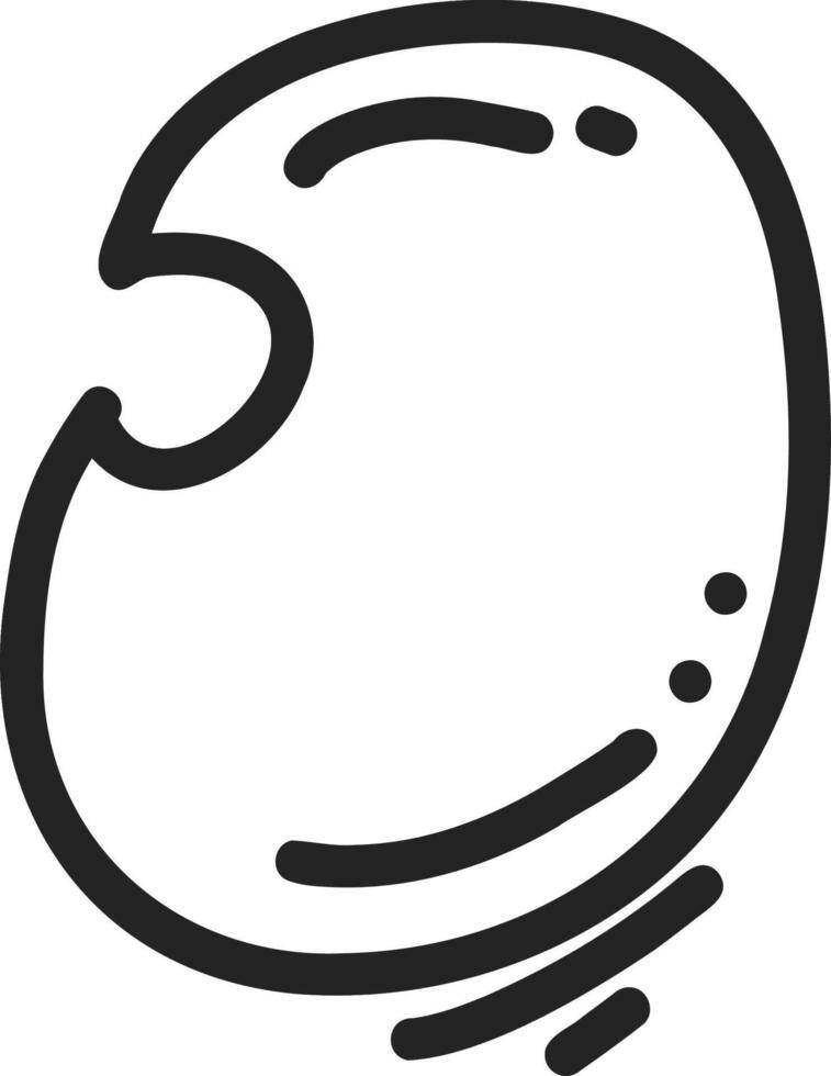 space cartoons and hand drawn elements for kids vector