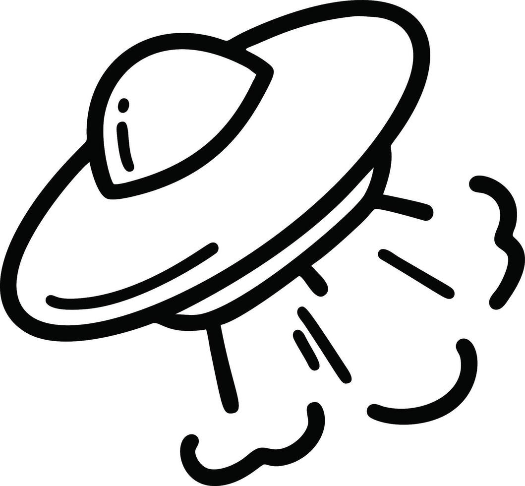 space icons hand drawn vector