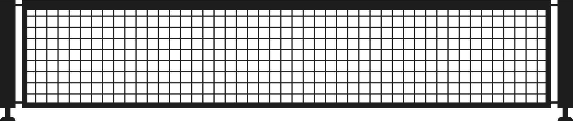 dual pickleball net icon vector