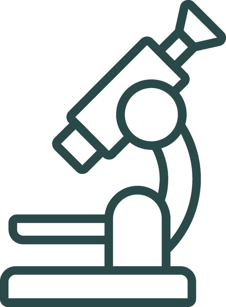 science microscope icon set vector