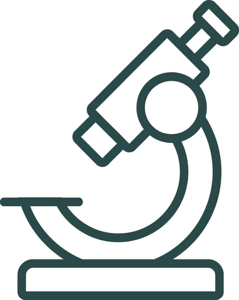 microscope symbols for lab vector
