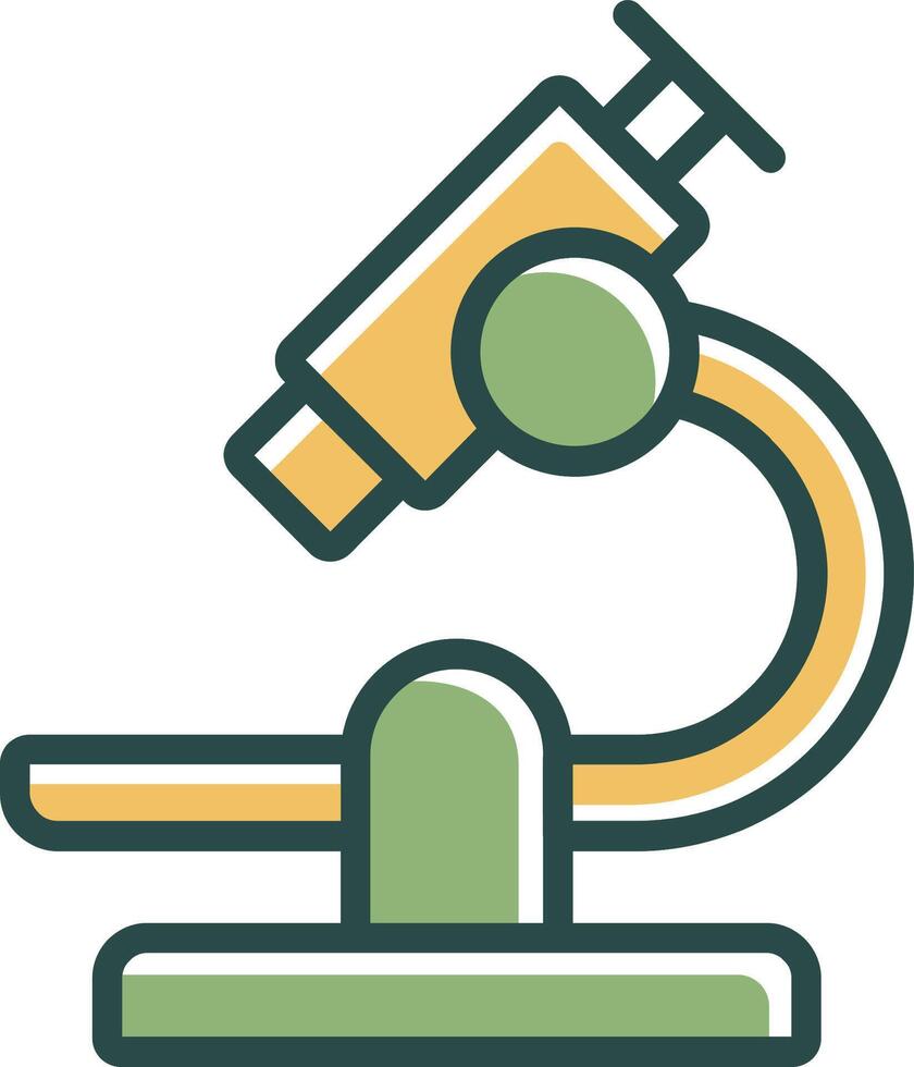 laboratory research microscope icons vector