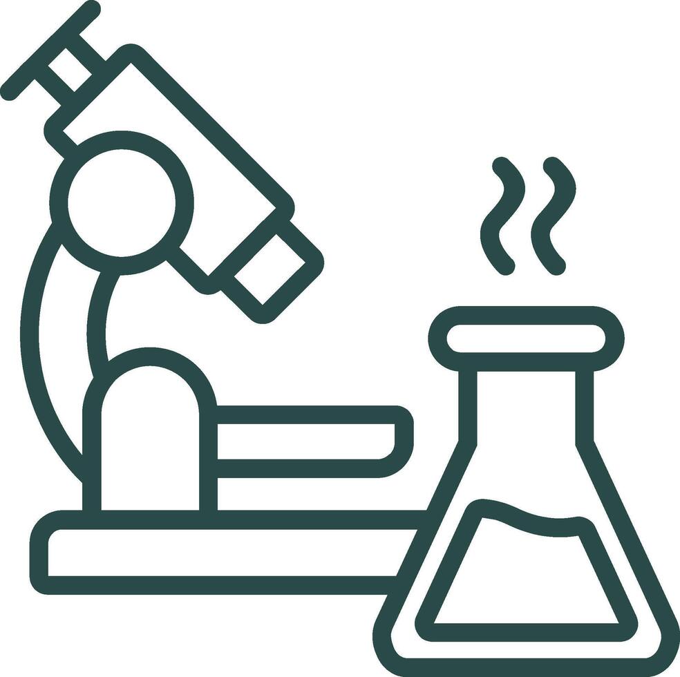 laboratory research tool icon set vector