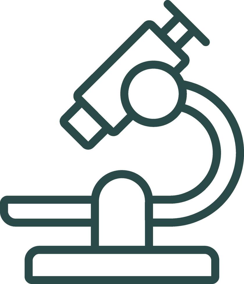 research equipment microscope icons vector