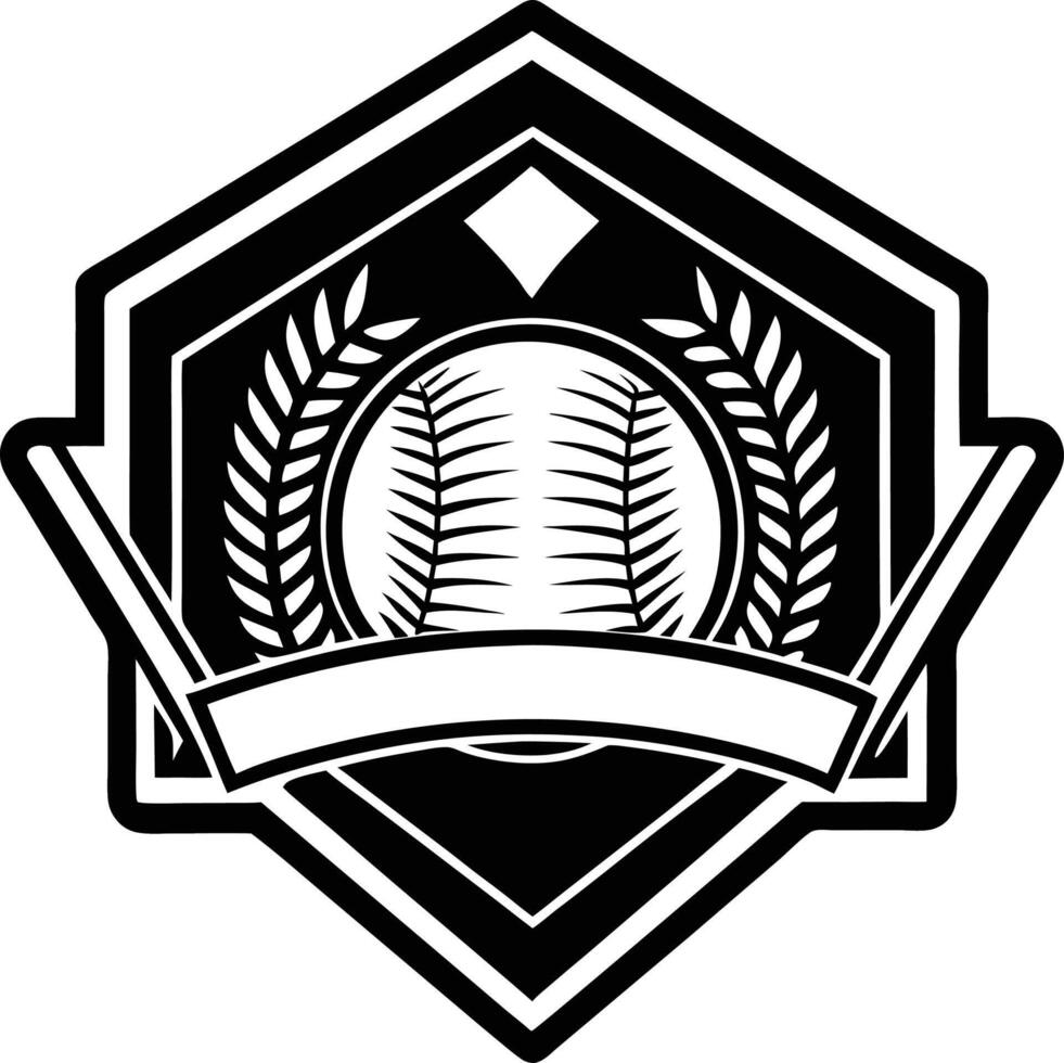 baseball home s vector