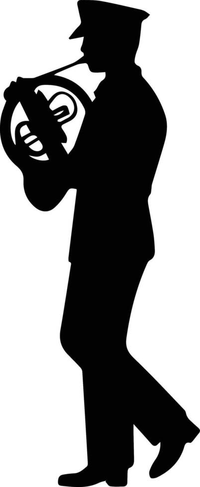 funny military orchestra vector