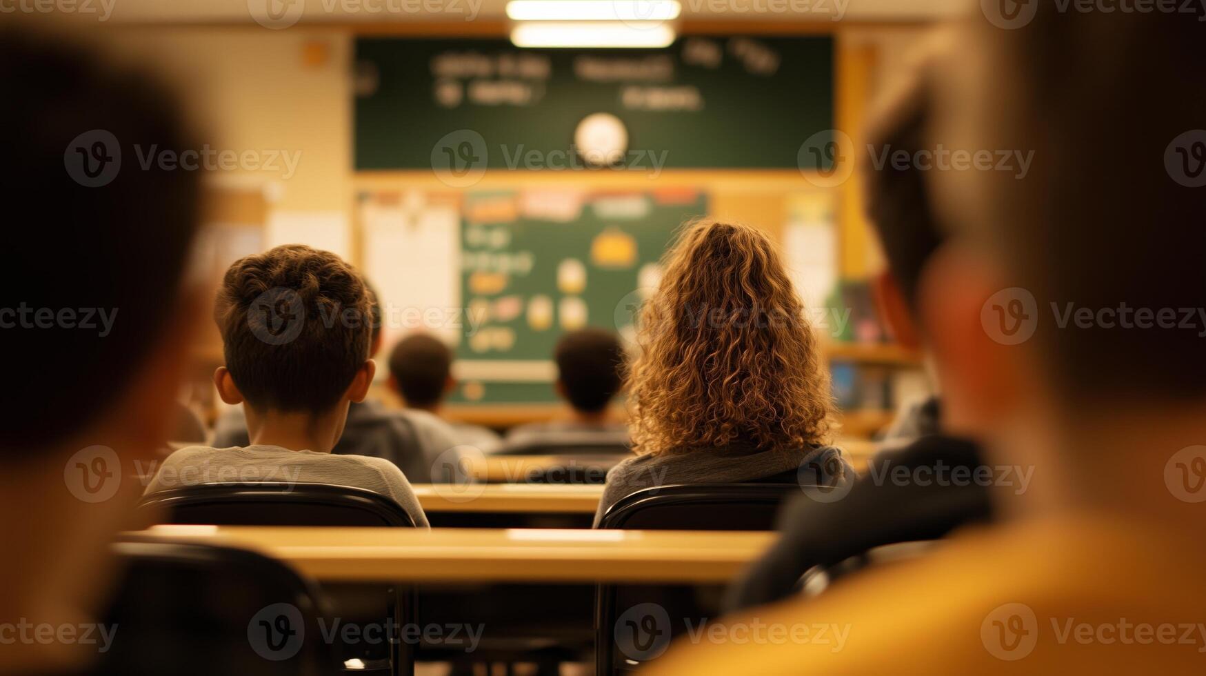 Students in classroom photo