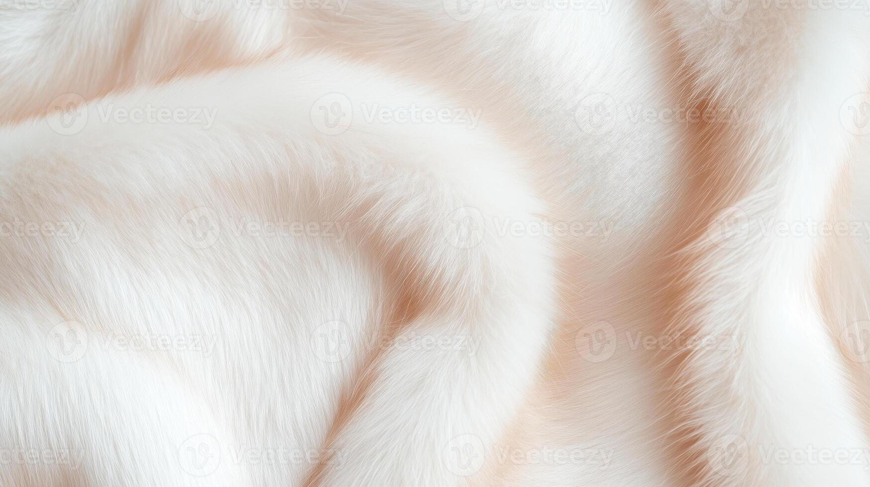 A close up of a white fur fabric photo