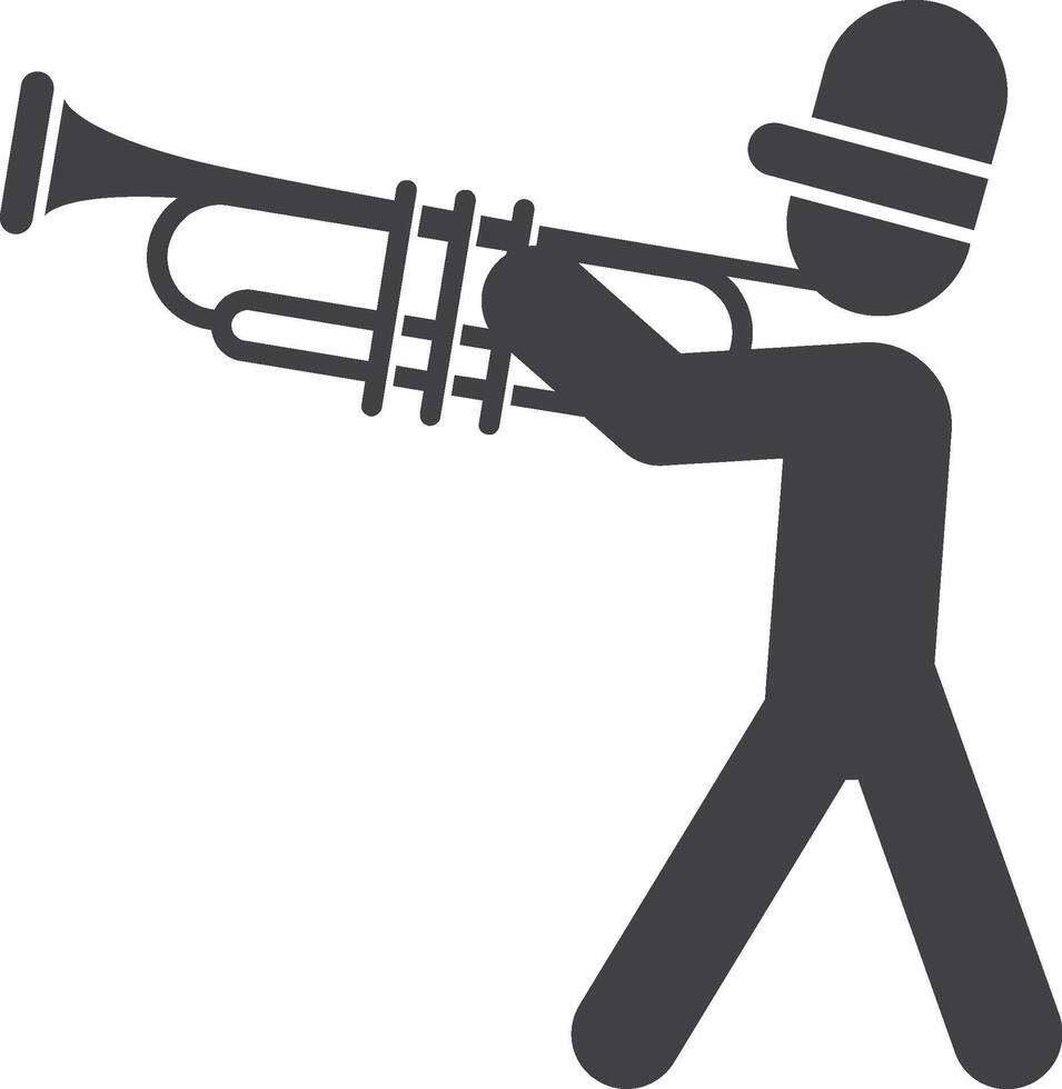 marching band symbols icon vector