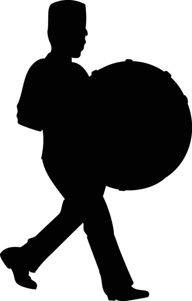band silhouette set for design vector