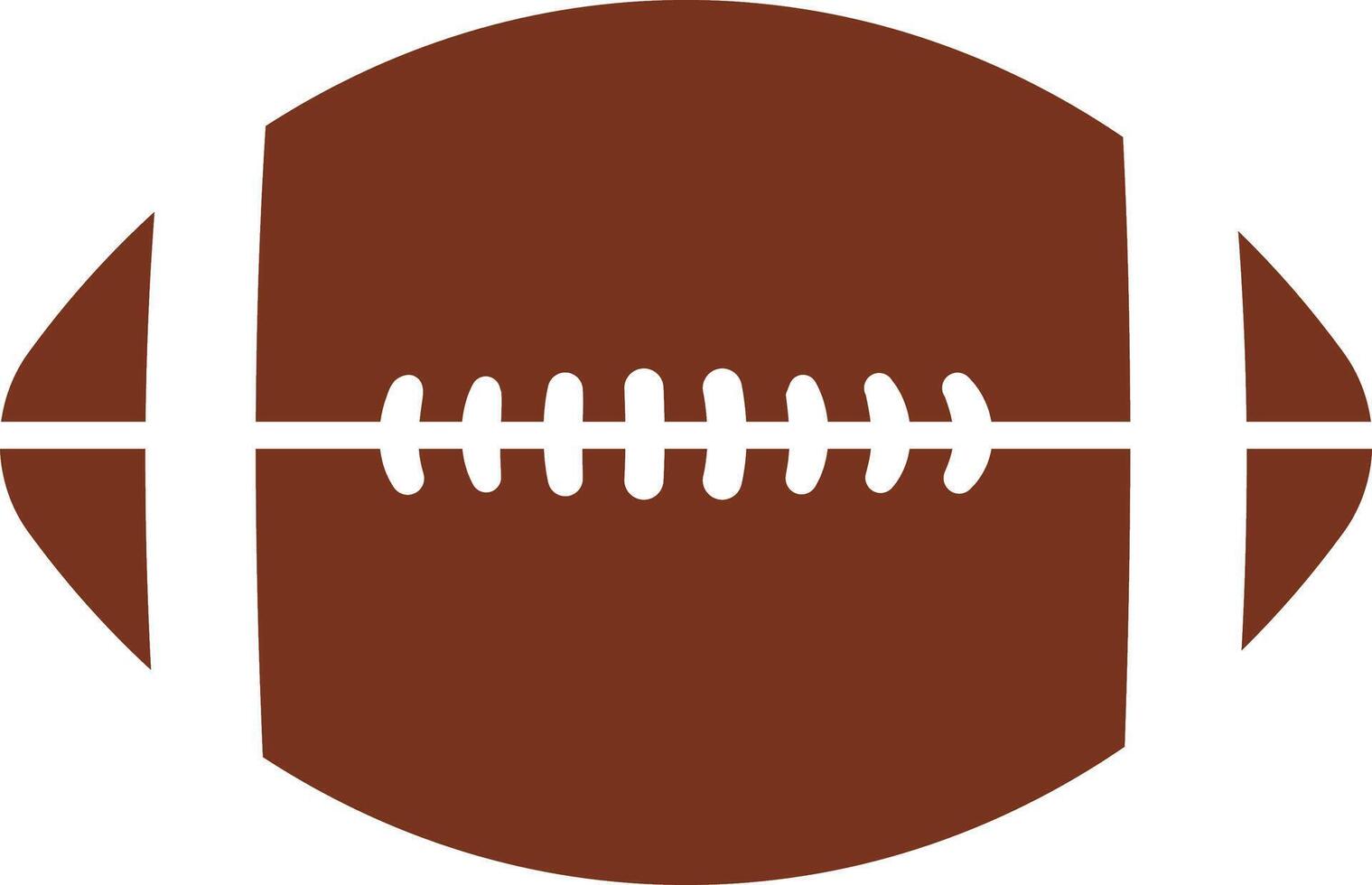 outlined football design vector