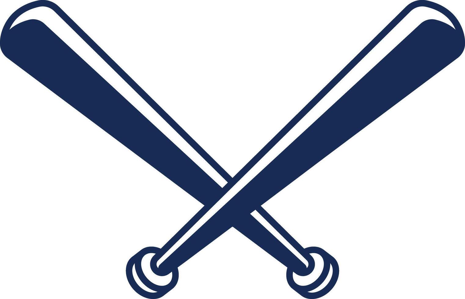 baseball bat logo icon vector