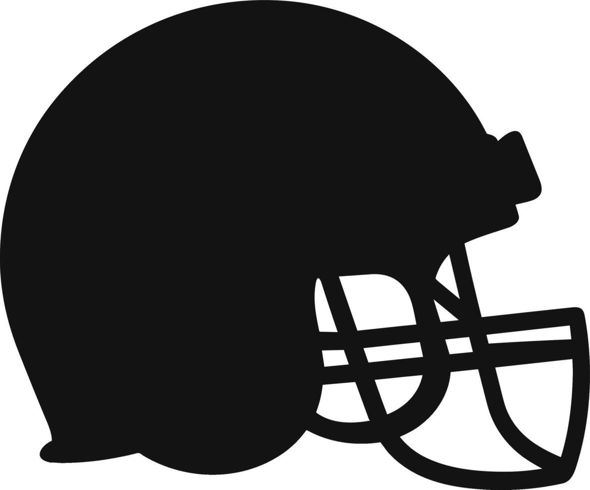 classic helmet shape design vector