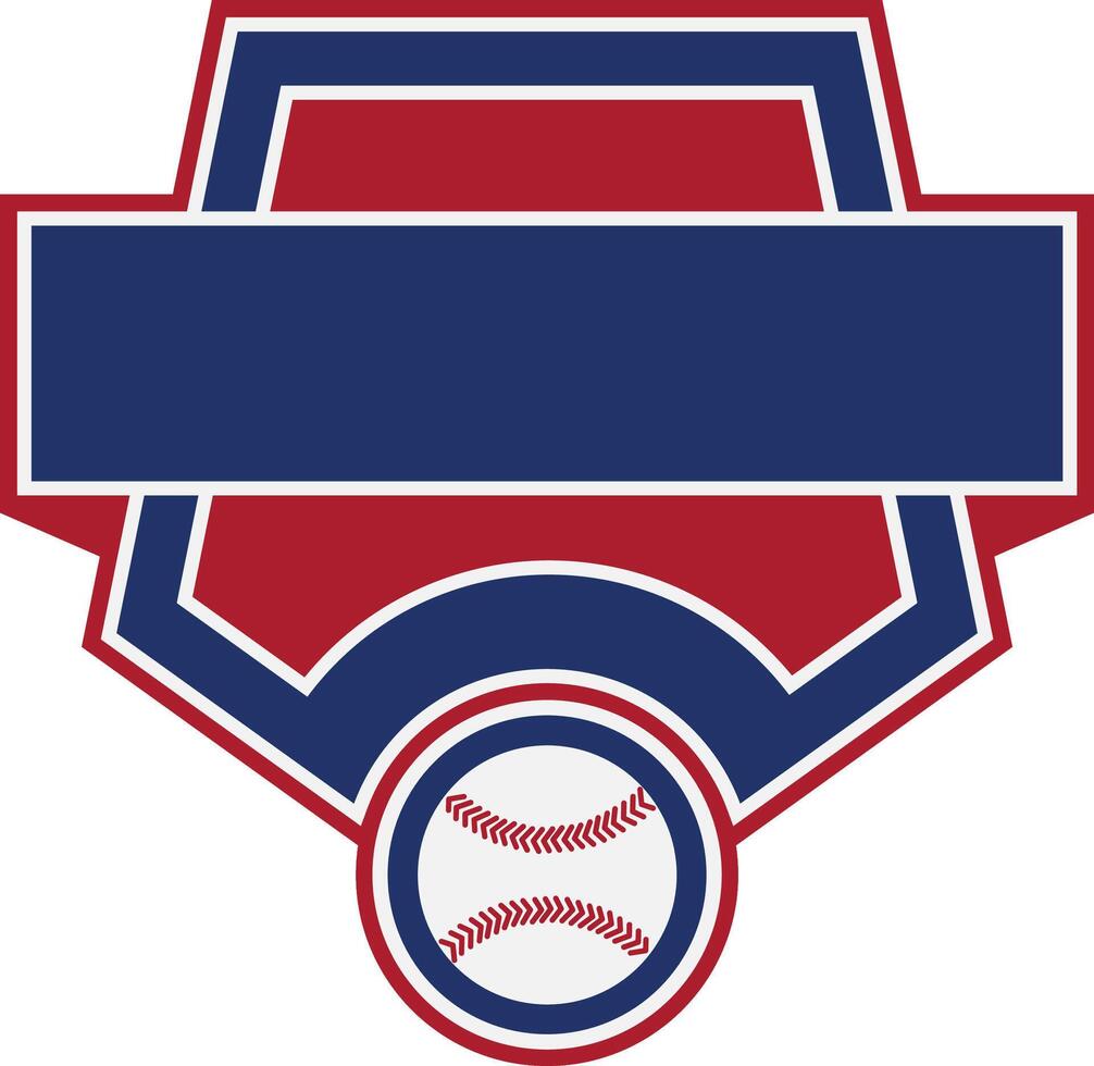 baseball badge template pack vector