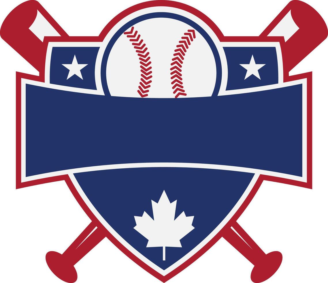 baseball patch template vector