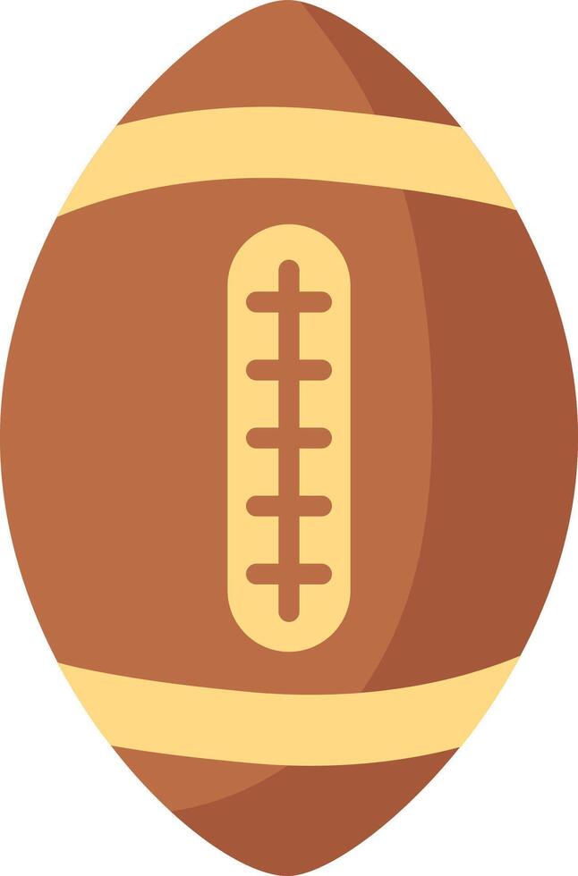 american football balloons flat style icon vector