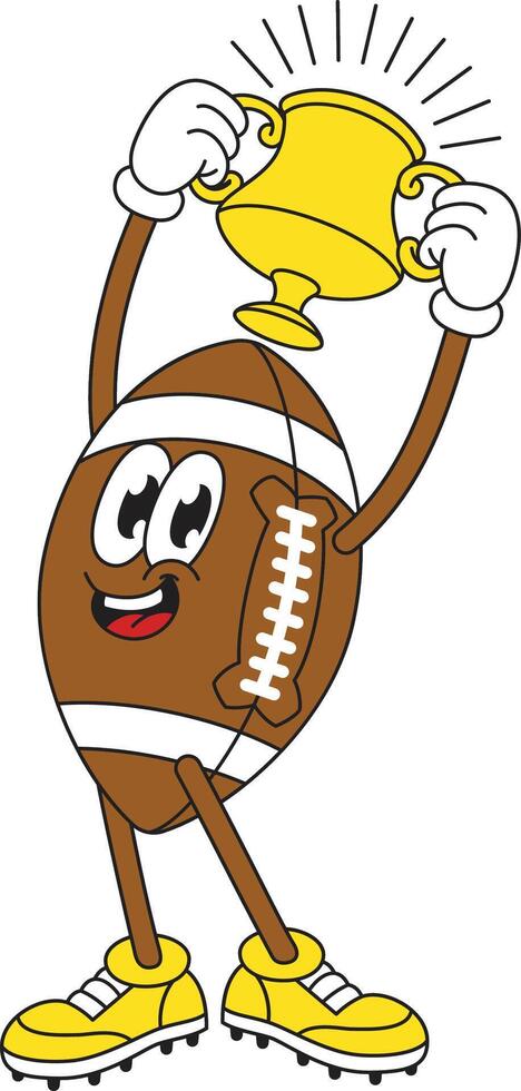 american football face design vector