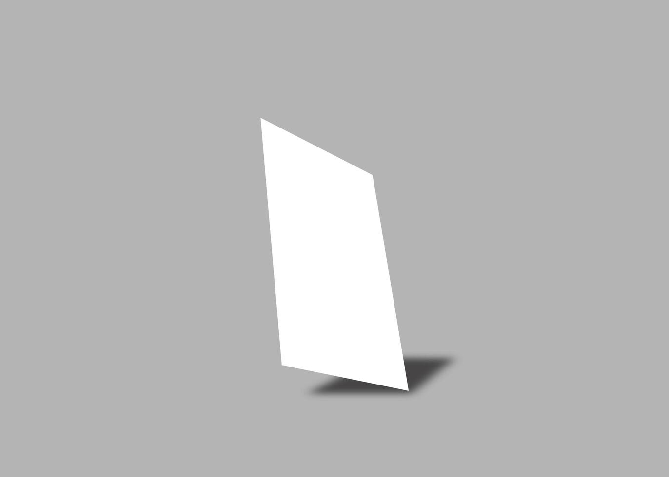 a white paper with a large square on it photo