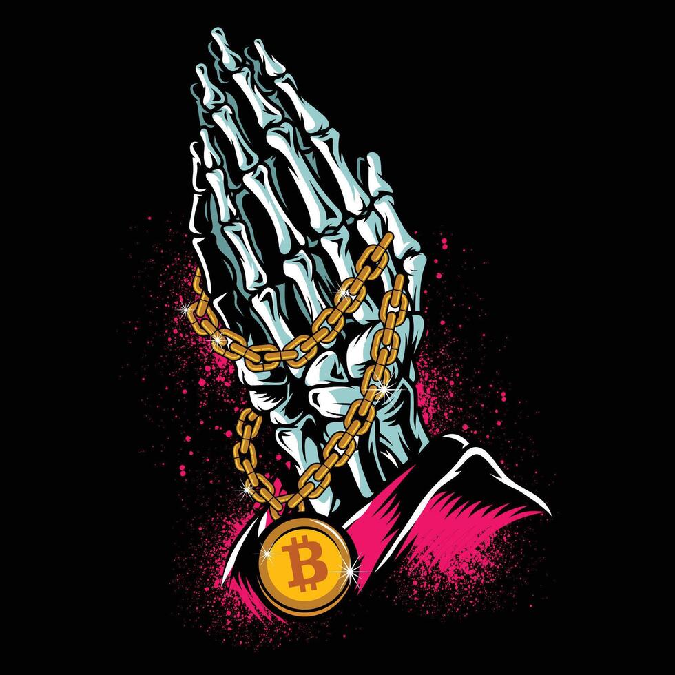in crypto we trust vector