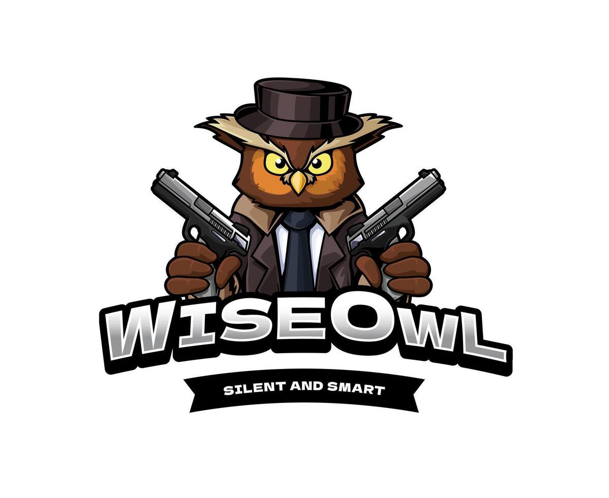 Owl Mascot Design vector