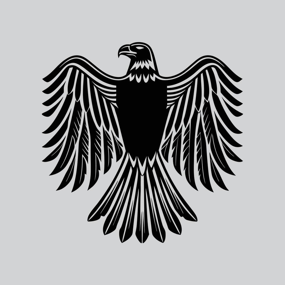 Iconic Eagle Elevation vector