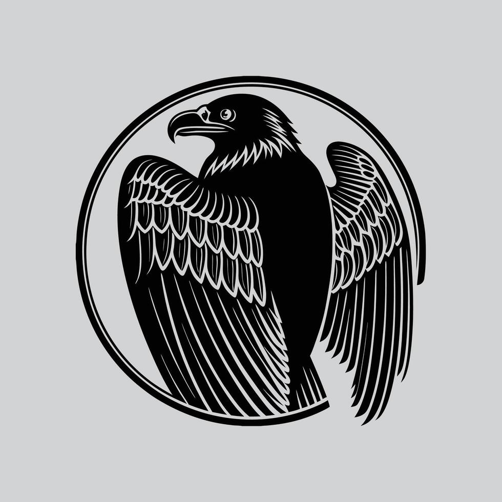 Logo Iconic Eagle vector