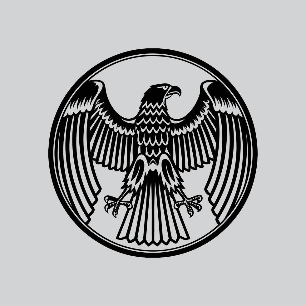 Iconic Logo Eagle Illustration vector