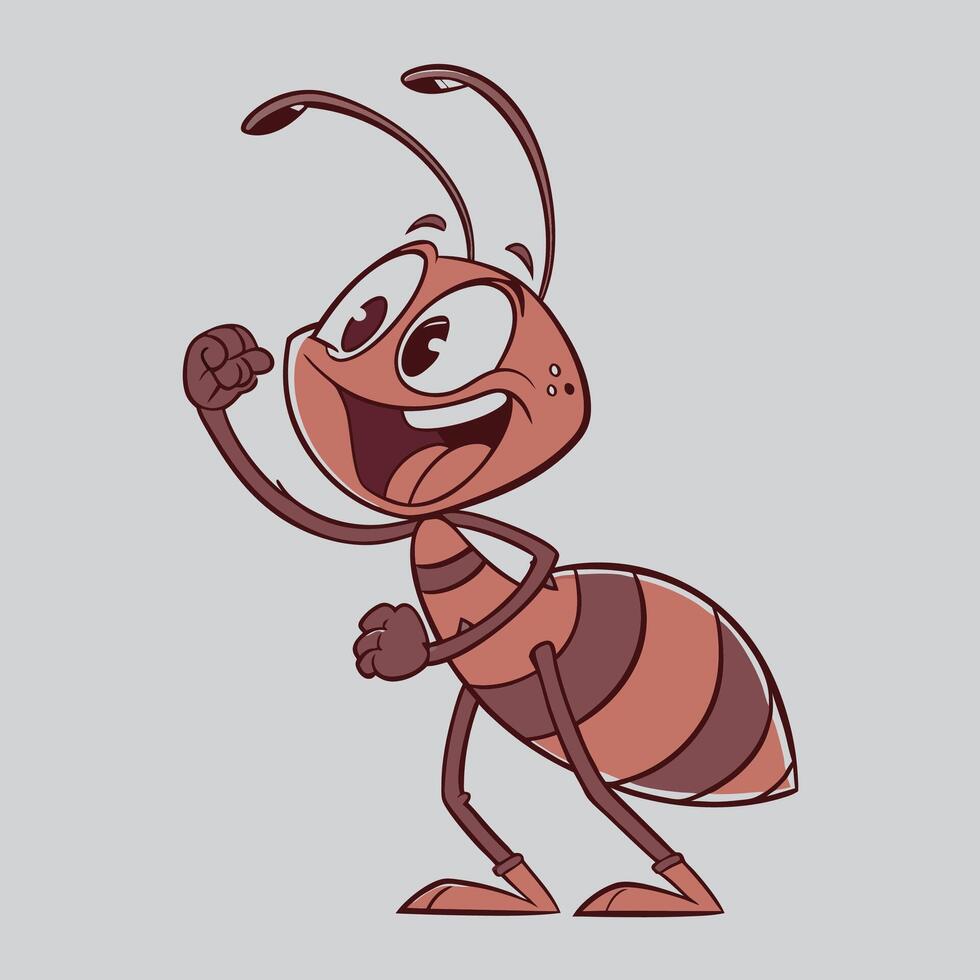 Ant smiley Illustration vector