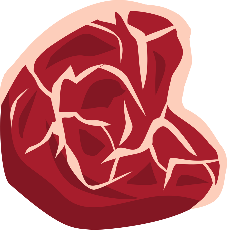 Uncooked red meat png