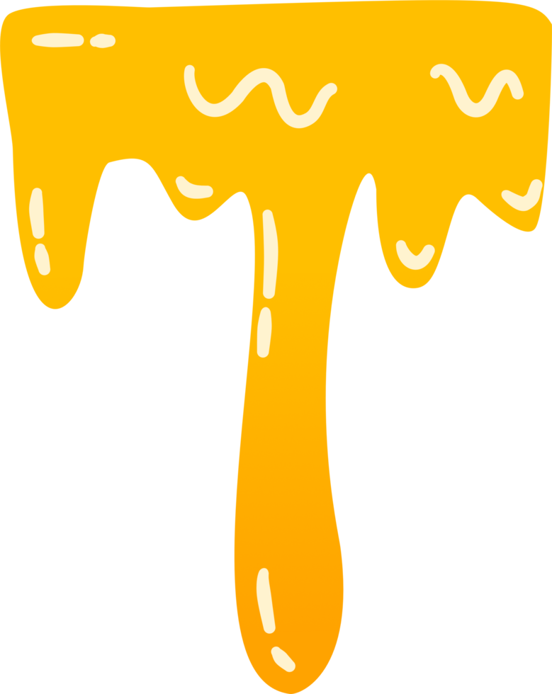 Flowing honey drips png