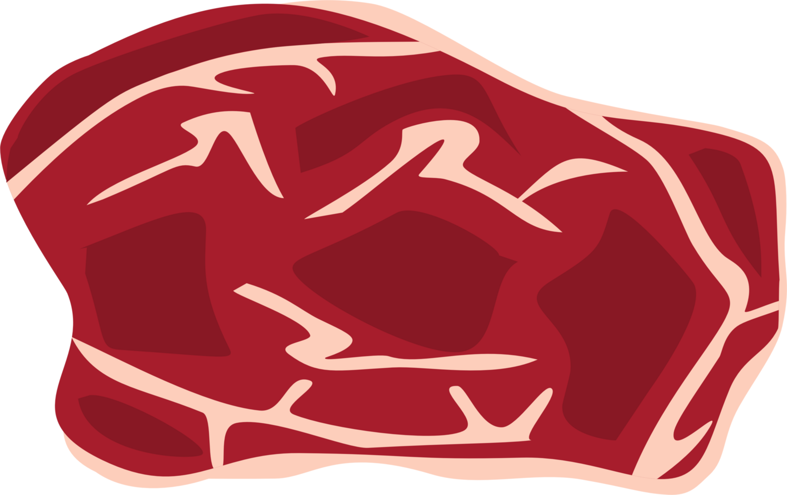 Raw meat protein png
